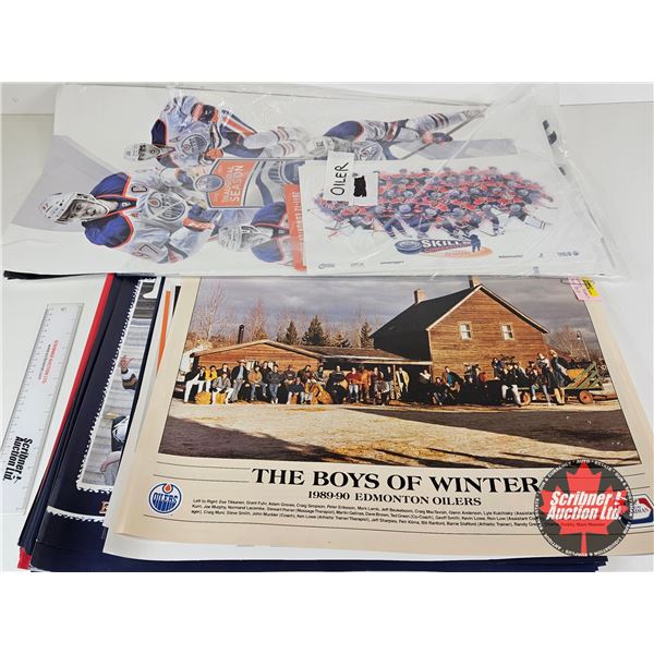 Hockey Posters (70+) : Oilers (Variety)