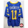 Image 1 : Autographed NFL Jersey : Jim Everett - Rams (Size XL) (Certified JSA)