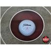 Image 3 : Framed & Matted Photo : Mike Weir 2003 Masters Victory Featuring Tiger Woods includes Titleist Golf 