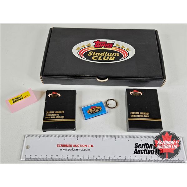 Topps Stadium Club Charter Member Limited Edition Box Set : - Commemorative Nolan Ryan Medallion - C
