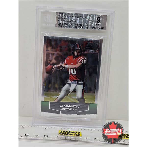 2004 Topps Draft Picks & Prospects Chrome #150 Eli Manning (Certified Beckett 9 MINT)