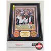Image 1 : Framed & Matted Photo : JOHN ELWAY 1983-1998 : Broncos (COA : The Highland Mint) (Limited Edition 24
