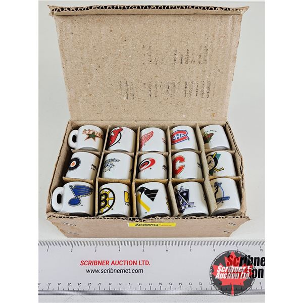NHL Teams Miniature Ceramic Mugs "Cup Crazy" (Case Lot : 30)