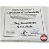 Image 4 : Autographed Hockey 8x10 Photo : Jay Bouwmeester - Calgary Flames (COA : Open Ice Sports Certified)