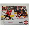 Image 1 : Hockey 8x10 Photos (2) : Calgary Flames - Mike Vernon - Miikka Kiprusoff (Certified NHL)