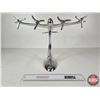 Image 3 : Desk Display Bomber Plane (Metal) (Measures : 12"H x 17"W x 12-1/2"L)