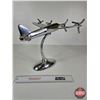 Image 6 : Desk Display Bomber Plane (Metal) (Measures : 12"H x 17"W x 12-1/2"L)