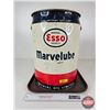 Image 1 : Esso 5 Gallon Oil Pail  (Measures : 16"H x 11"Dia)