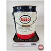 Image 4 : Esso 5 Gallon Oil Pail  (Measures : 16"H x 11"Dia)