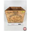 Image 1 : "Canadian Butter Alberta" Wood Crate (Measures : 11-1/2"H x 13-1/4"W x 13-1/2"D)