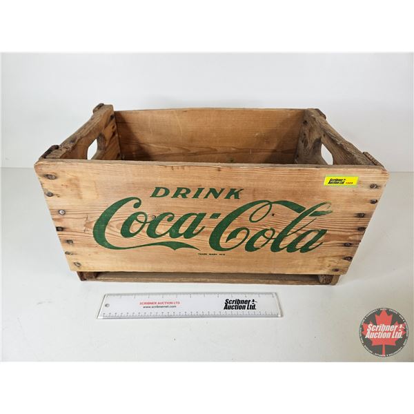Coca-Cola Wooden Crate (1976) (Measures 10-1/4"H x 19-1/4"W x 12"D)