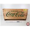 Image 2 : Coca-Cola Wooden Crate (1976) (Measures 10-1/4"H x 19-1/4"W x 12"D)