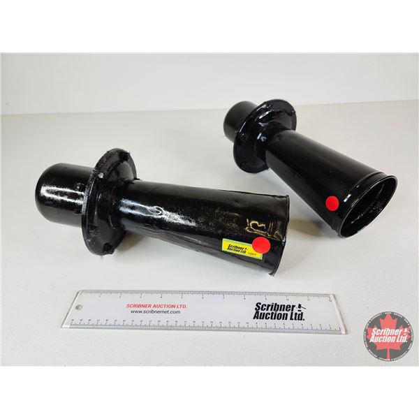 Vintage Auto Horns (2) (Each Measures : 12-1/2"L)