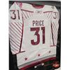 Image 2 : Autographed Jersey in Presentation Frame : Carey Price No. 31 : Montreal Canadiens : "2008 NHL All-R