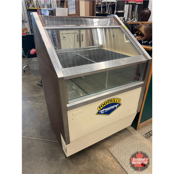 Ice Cream Cooler  (Note: Tested Not Working) (Measures : 46-1/2"H x 30-1/4"W x 26"D)