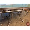 Image 13 : Retro Table & Chairs : Chrome : 4 Chairs : "Cracked Ice - Green Top" Brand : The Jefferson Woodworki
