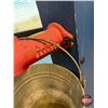 Image 2 : Antique Hand-Operated Water Pump : c/w Galvanized Bucket  (Pump Measures : 47-1/2"H)