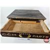 Image 3 : CCM Service Parts 5-Drawer Cabinet (Wood) (Originally From Gibson's Hardware Wainwright) (Measures :