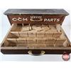 Image 4 : CCM Service Parts 5-Drawer Cabinet (Wood) (Originally From Gibson's Hardware Wainwright) (Measures :