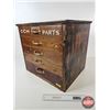Image 8 : CCM Service Parts 5-Drawer Cabinet (Wood) (Originally From Gibson's Hardware Wainwright) (Measures :