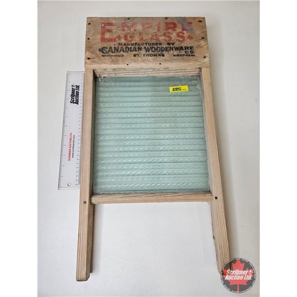 Washboard : Empire Glass (Measures : 24" x 12")