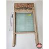 Image 1 : Washboard : Empire Glass (Measures : 24" x 12")