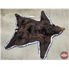 Image 2 : Black Bear Rug (Measures : 76"L x 72"W)