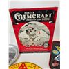Image 5 : Tin Grouping : Chinese Checkers Boards ; Tin Trays & Vintage Chem Craft Box