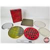 Image 7 : Tin Grouping : Chinese Checkers Boards ; Tin Trays & Vintage Chem Craft Box