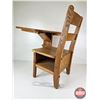 Image 7 : Wooden School Desk (Measures : 27"H x 19"W x 24"D)