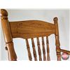 Image 7 : Antique Press Back High Chair (Measures : 36"H x 17"W x 17"D)