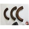 Image 3 : SAD Iron Handles & Iron w/Brass Tray (Tray Measures : 21"W x 12"L)