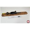 Image 4 : Bailey Antique Wood Plane (Missing Blade) (Measures : 24"L)