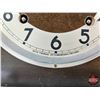 Image 4 : Seth Thomas Mantle Clock : Model Strathroy : c/w Key : Working Measures : 8-3/4"H x 14-1/2"W x 5-1/4