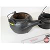 Image 8 : Cast Iron Group: - Carpenter's Double Boiler "Marietta Pa"  - Kettle