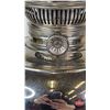 Image 7 : Rayo Nickel-Plated Oil Lamp (Measures w/Chimney : 23-1/2"H)