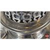 Image 8 : Rayo Nickel-Plated Oil Lamp (Measures w/Chimney : 23-1/2"H)