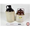 Image 1 : Shoulder Jug & Pickle Crock (Jug Measures : 12-1/2"H)