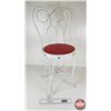 Image 1 : Metal Wire Ice Cream Parlor Chair  (Measures : 33-1/2"H x 16"W x 15"D)