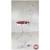 Image 5 : Metal Wire Ice Cream Parlor Chair  (Measures : 33-1/2"H x 16"W x 15"D)
