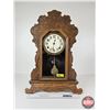 Image 2 : Gingerbread Clock : c/w Key : Works (Measures : 22-1/2"H x 15"W x 4-1/2"D)