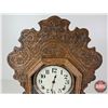 Image 3 : Gingerbread Clock : c/w Key : Works (Measures : 22-1/2"H x 15"W x 4-1/2"D)
