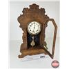 Image 4 : Gingerbread Clock : c/w Key : Works (Measures : 22-1/2"H x 15"W x 4-1/2"D)