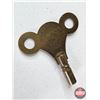 Image 7 : Gingerbread Clock : c/w Key : Works (Measures : 22-1/2"H x 15"W x 4-1/2"D)