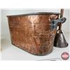 Image 7 : Collector Combo : - Copper Boiler (12"H x 24"W x 11-1/2"D) - Clothes Washing Plunger : "Speedy Washe