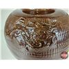 Image 2 : Asian Glazed Stoneware Storage Jar w/Dragon Motif (Measures : 13"H)
