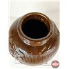 Image 6 : Asian Glazed Stoneware Storage Jar w/Dragon Motif (Measures : 13"H)
