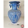 Image 4 : Large Decorative Clay Vase w/Ring Handles (Measures : 20-1/2"H)