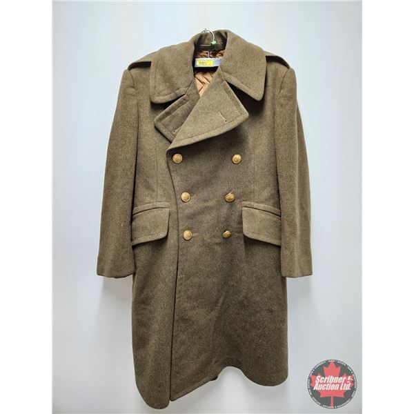 Canadian Army "Great Coat" (1949) : Broad Arrow (Size 2) (SEE PICS)