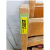 Image 5 : Wooden Folding Chairs (4) (Measures : 35"H)